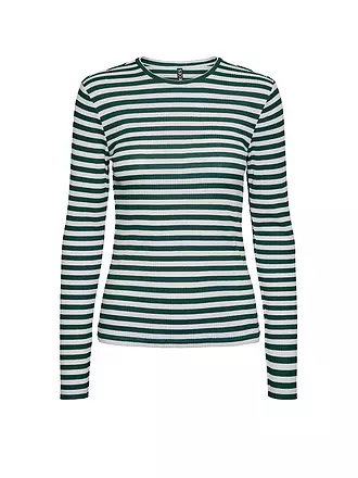 PIECES | T-shirt à manches longues PCRUKA | dunkelgrün